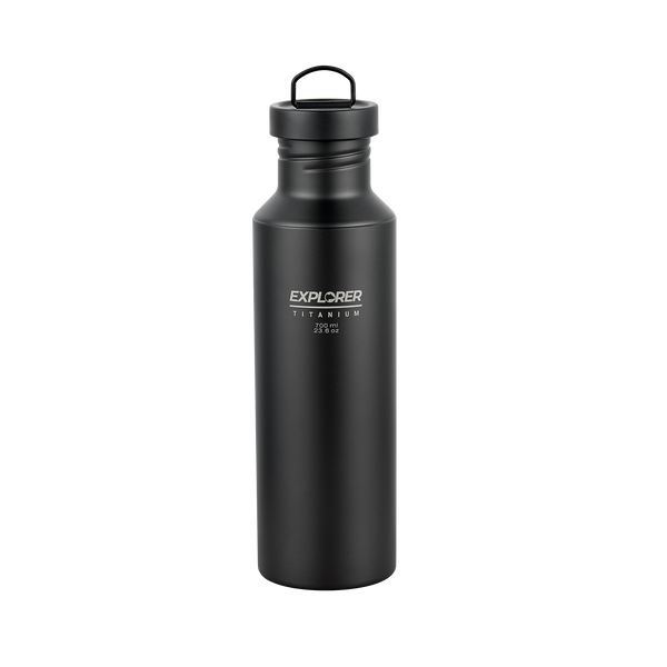 Explorer Bear Black Titanium 700ml Water Bottle
